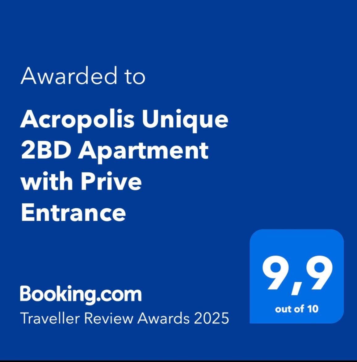 Acropolis Unique 2BD Apartment with Prive Entrance Athènes Extérieur photo